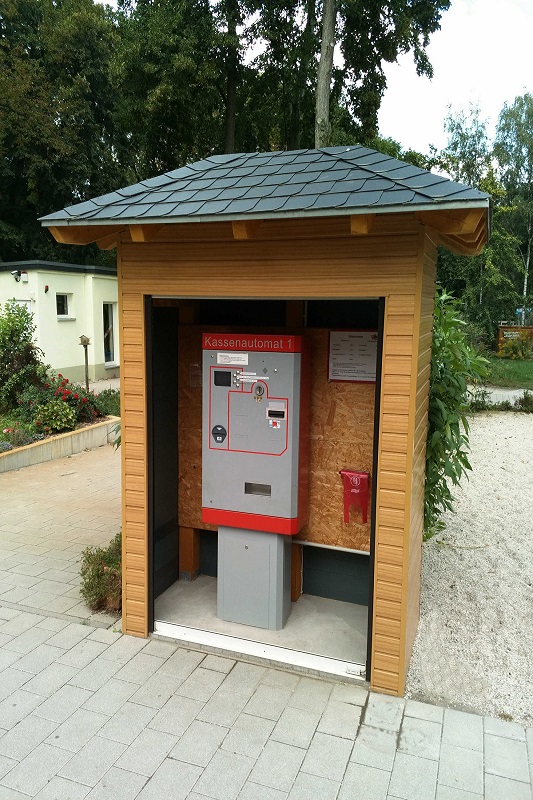 Kassenautomat vom Tierpark Senftenberg